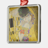Gustav Klimt - The Kiss Metalen Ornament (Links)