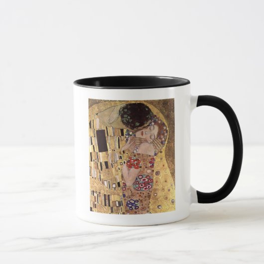 Gustav Klimt ~ the Kiss Mok (Rechts)