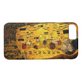 Gustav Klimt The Kiss Monogram Case-Mate iPhone Case (Achterkant (Horizontaal))