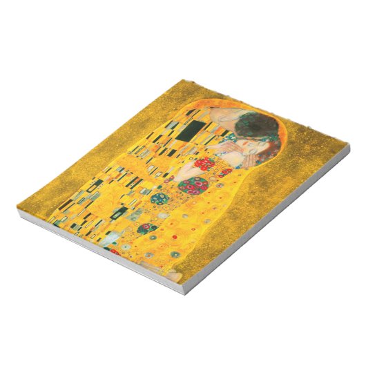 Gustav Klimt The Kiss Notitieblok (Linkerzijde)