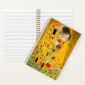 Gustav Klimt The Kiss Notitieboek (Binnen)