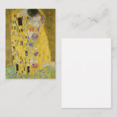Gustav Klimt - The Kiss Notitiekaartje (Voorkant / Achterkant)