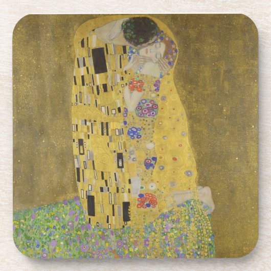Gustav Klimt "The Kiss" Onderzetter (Voorkant)
