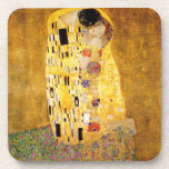 Gustav Klimt The Kiss Onderzetters<br><div class="desc">Gustav Klimt The Kiss onderzetters. Schilder van kunststofolie op doek van 1907-1908. De Kus is het bekendste schilderij van Gustav Klimt,  een prachtig werk dat de hoogte van zijn gouden periode weergeeft. Een perfect cadeau voor liefhebbers van het Oostenrijkse symboliek,  Gustav Klimt,  en mooie kunst.</div>
