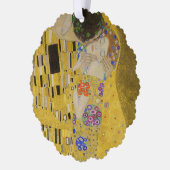 Gustav Klimt - The Kiss Ornament Kaart (Links)