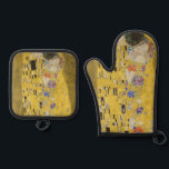 Gustav Klimt - The Kiss Ovenwant & Pannenlap Set<br><div class="desc">The Kiss / Der Kuss - Gustav Klimt in 1907-1908</div>