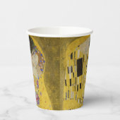 Gustav Klimt - The Kiss Papieren Bekers (Links)