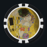 Gustav Klimt - The Kiss Poker Chips<br><div class="desc">The Kiss / Der Kuss - Gustav Klimt in 1907-1908</div>