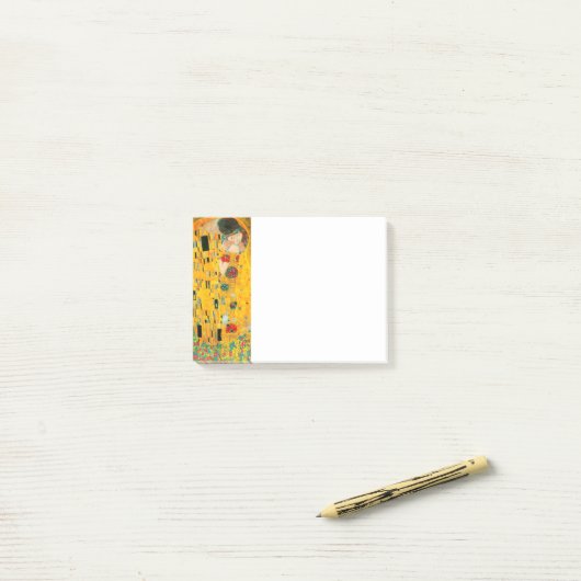 Gustav Klimt The Kiss Post-it® Notes (Op bureau)