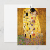 Gustav Klimt The Kiss Postcard Briefkaart (Voorkant / Achterkant)