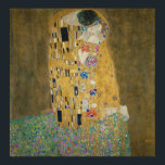 Gustav Klimt - The Kiss Poster<br><div class="desc">Bekend schilderij van Gustav Klimt. De Kus is een van de grootste romantische schilderijen en een groot geschenk voor Valentijnsdag en andere romantische gelegenheden. Verbazingwekkend meesterwerk en geweldig werk van Gustav Klimt.</div>