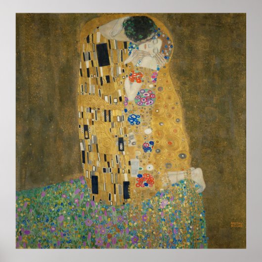 Gustav Klimt - The Kiss Poster (Voorkant)