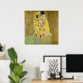Gustav Klimt The Kiss Poster (Thuiskantoor)