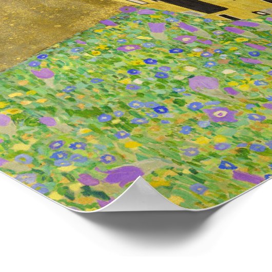 Gustav Klimt - The Kiss Poster (Hoek)