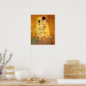 Gustav Klimt "The Kiss" Poster (Keuken)