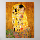 Gustav Klimt "The Kiss" Poster (Voorkant)