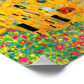Gustav Klimt The Kiss Poster (Hoek)