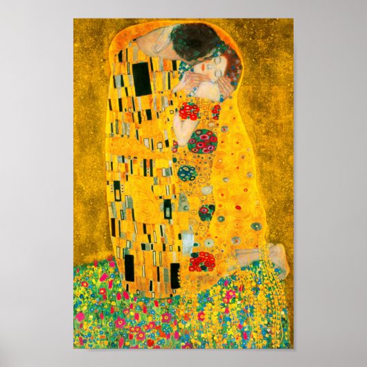 Gustav Klimt The Kiss Poster (Voorkant)