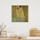 Gustav Klimt The Kiss Poster (Keuken)