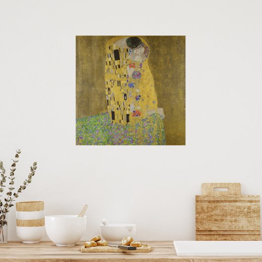 Gustav Klimt The Kiss Poster (Keuken)
