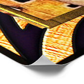 Gustav Klimt - The Kiss Poster (Hoek)