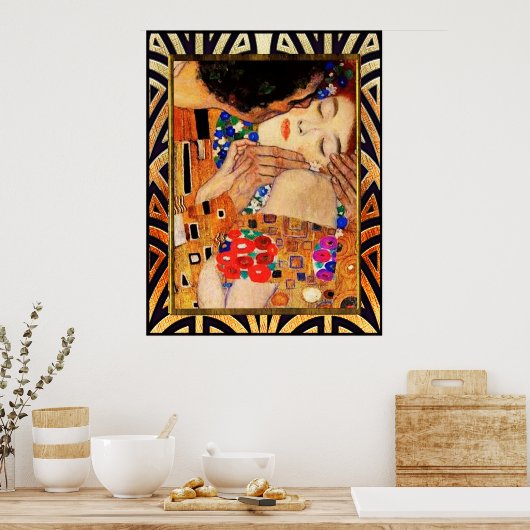 Gustav Klimt - The Kiss Poster (Keuken)