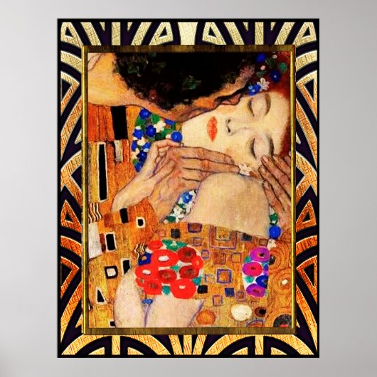 Gustav Klimt - The Kiss Poster (Voorkant)