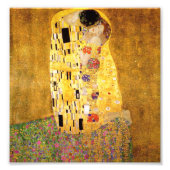 Gustav Klimt The Kiss Print Foto Afdruk (Voorkant)