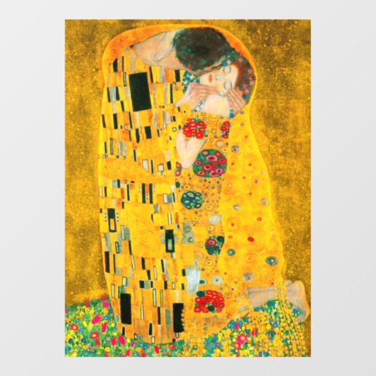 Gustav Klimt The Kiss Raamsticker (Vel)
