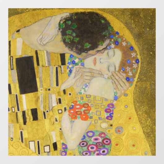 Gustav Klimt - The Kiss Raamsticker (Vel)
