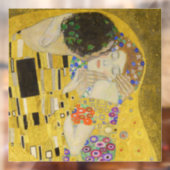 Gustav Klimt - The Kiss Raamsticker (Vel 2)