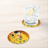 Gustav Klimt The Kiss Ronde Kartonnen Onderzetter (Insitu)