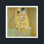 Gustav Klimt - The Kiss Servet<br><div class="desc">The Kiss / Der Kuss - Gustav Klimt in 1907-1908</div>