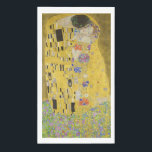Gustav Klimt - The Kiss Servet<br><div class="desc">The Kiss / Der Kuss - Gustav Klimt in 1907-1908</div>