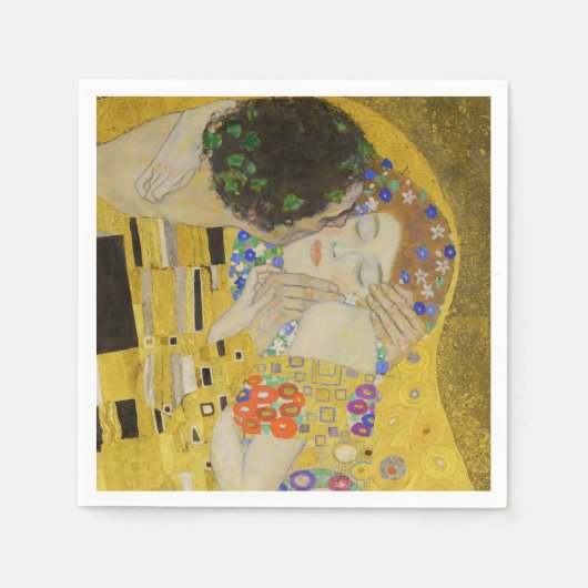 Gustav Klimt - The Kiss Servet (Voorkant)