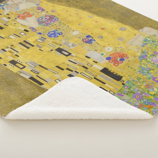 Gustav Klimt - The Kiss Sherpa Deken (3/4)