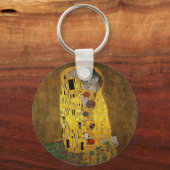 Gustav Klimt The Kiss Sleutelhanger (Voorkant)
