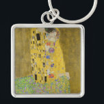 Gustav Klimt - The Kiss Sleutelhanger<br><div class="desc">The Kiss / Der Kuss - Gustav Klimt in 1907-1908</div>