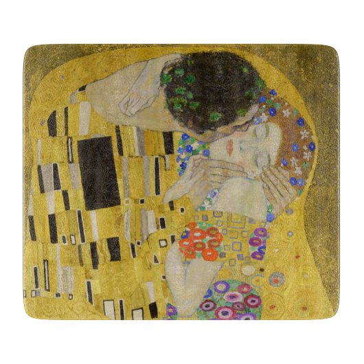Gustav Klimt - The Kiss Snijplank (Voorkant)
