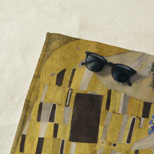 Gustav Klimt The Kiss Strandlaken (In situ)