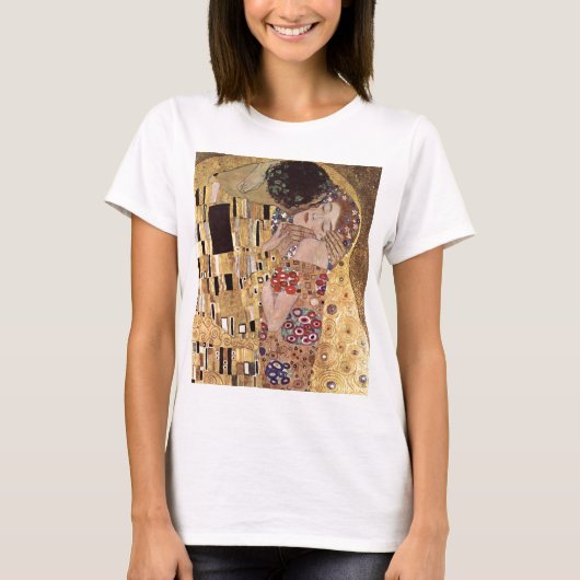 Gustav Klimt ~ the Kiss T-shirt (Voorkant)