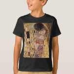 Gustav Klimt ~ the Kiss T-shirt<br><div class="desc">Klimt 1862-1918,  Gustav,  Baumgarten bei Wien,  Oostenrijk</div>