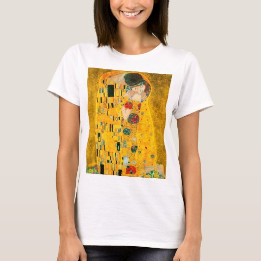 Gustav Klimt The Kiss T-shirt (Voorkant)