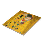Gustav Klimt The Kiss Tegeltje (Zijkant)
