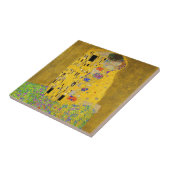 Gustav Klimt The Kiss Tegeltje (Zijkant)