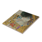 Gustav Klimt The Kiss Tegeltje (Zijkant)