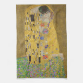 Gustav Klimt "The Kiss" Theedoek (Verticaal)