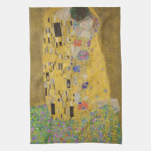 Gustav Klimt The Kiss Theedoek (Verticaal)
