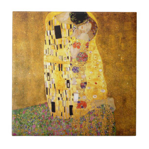 Gustav Klimt The Kiss Tile Tegeltje