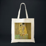 Gustav Klimt The Kiss Tote Bag<br><div class="desc">Een van de meest iconische afbeeldingen van Gustav Klimt, de Kus.</div>